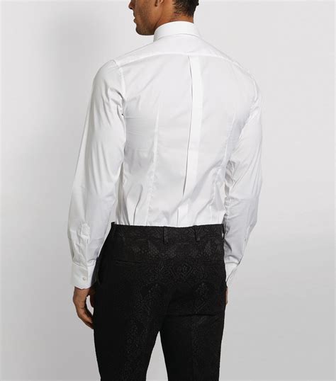 dolce gabbana slim fit shirt|dolce gabbana formal shirts.